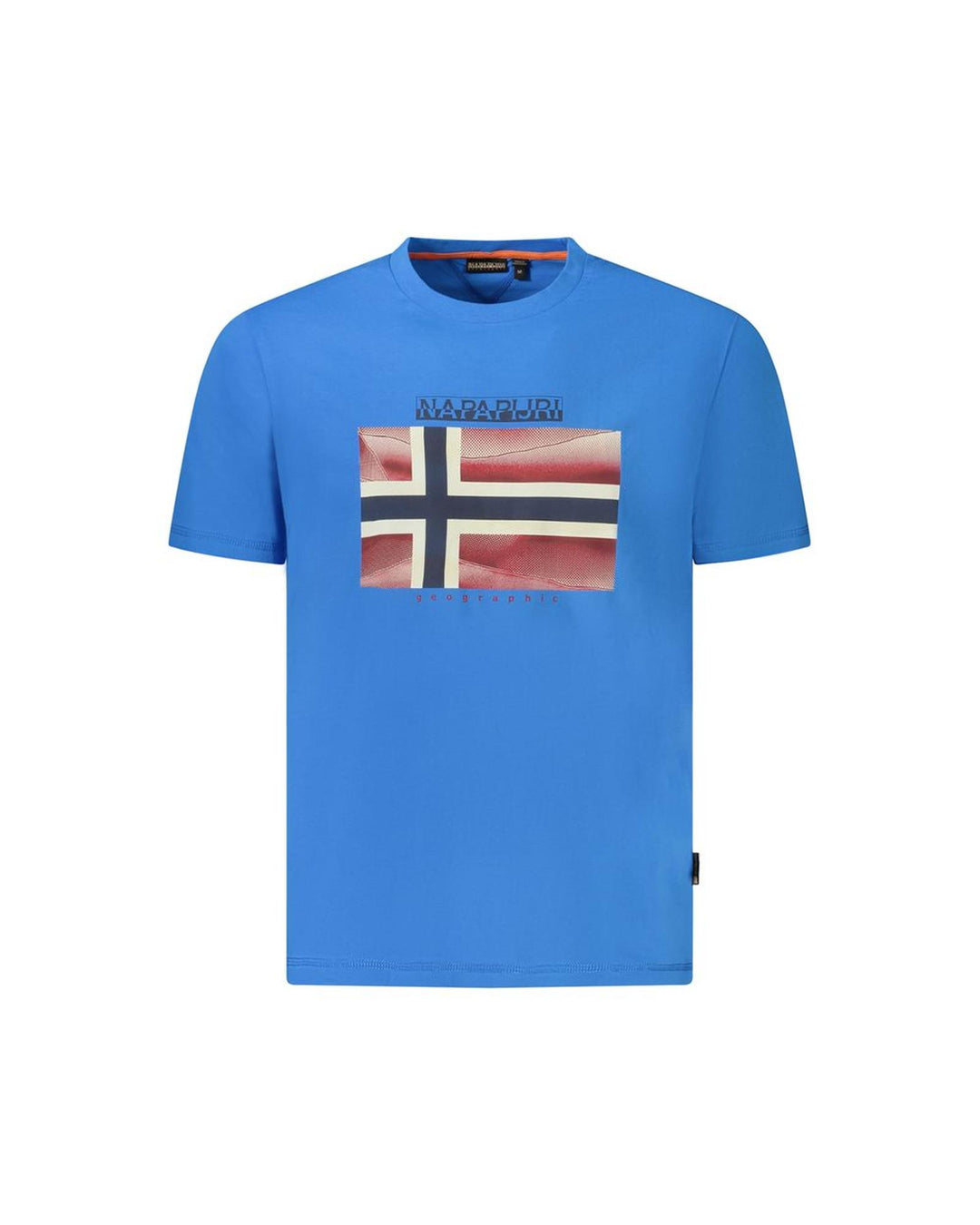 Napapijri Men's Blue Cotton  T-Shirt - L