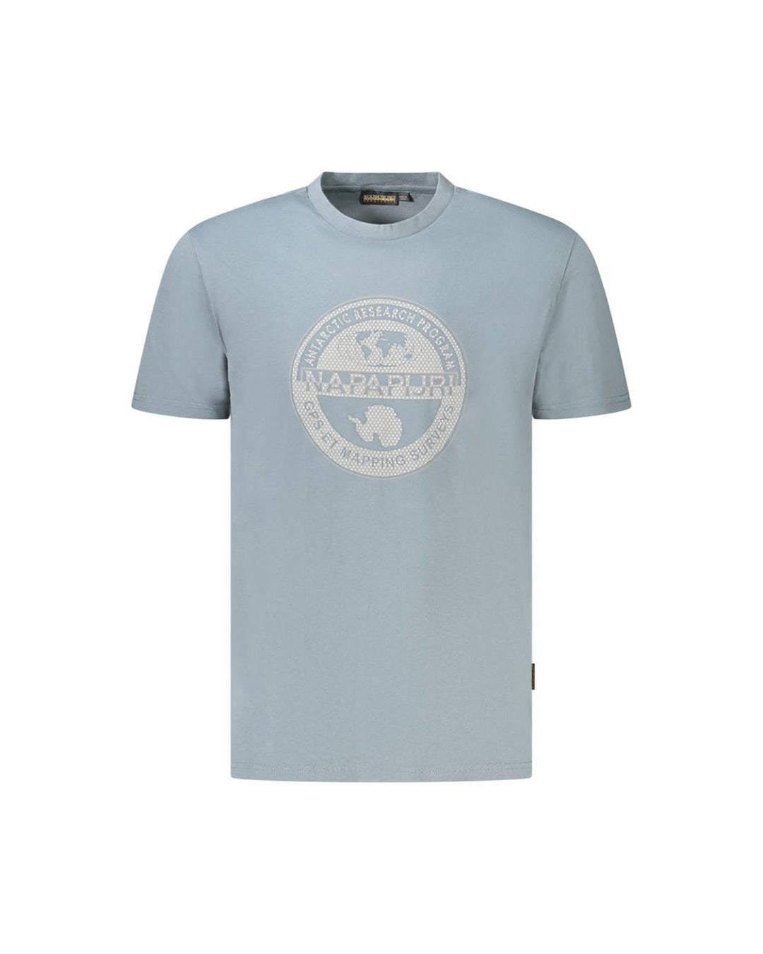 Napapijri Men's Gray Cotton  T-Shirt - M