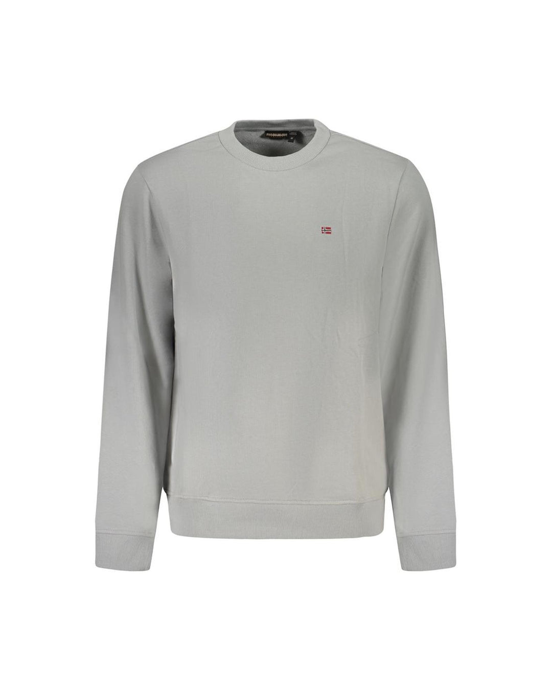 Napapijri Men's Gray Cotton Sweater - L