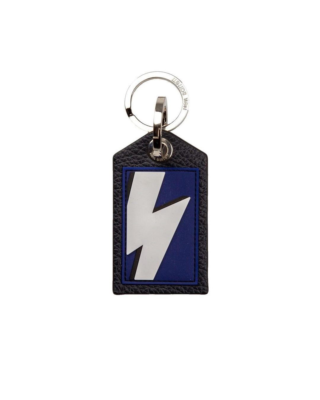 Neil Barrett Men's Blue Rubber Keychain - One Size