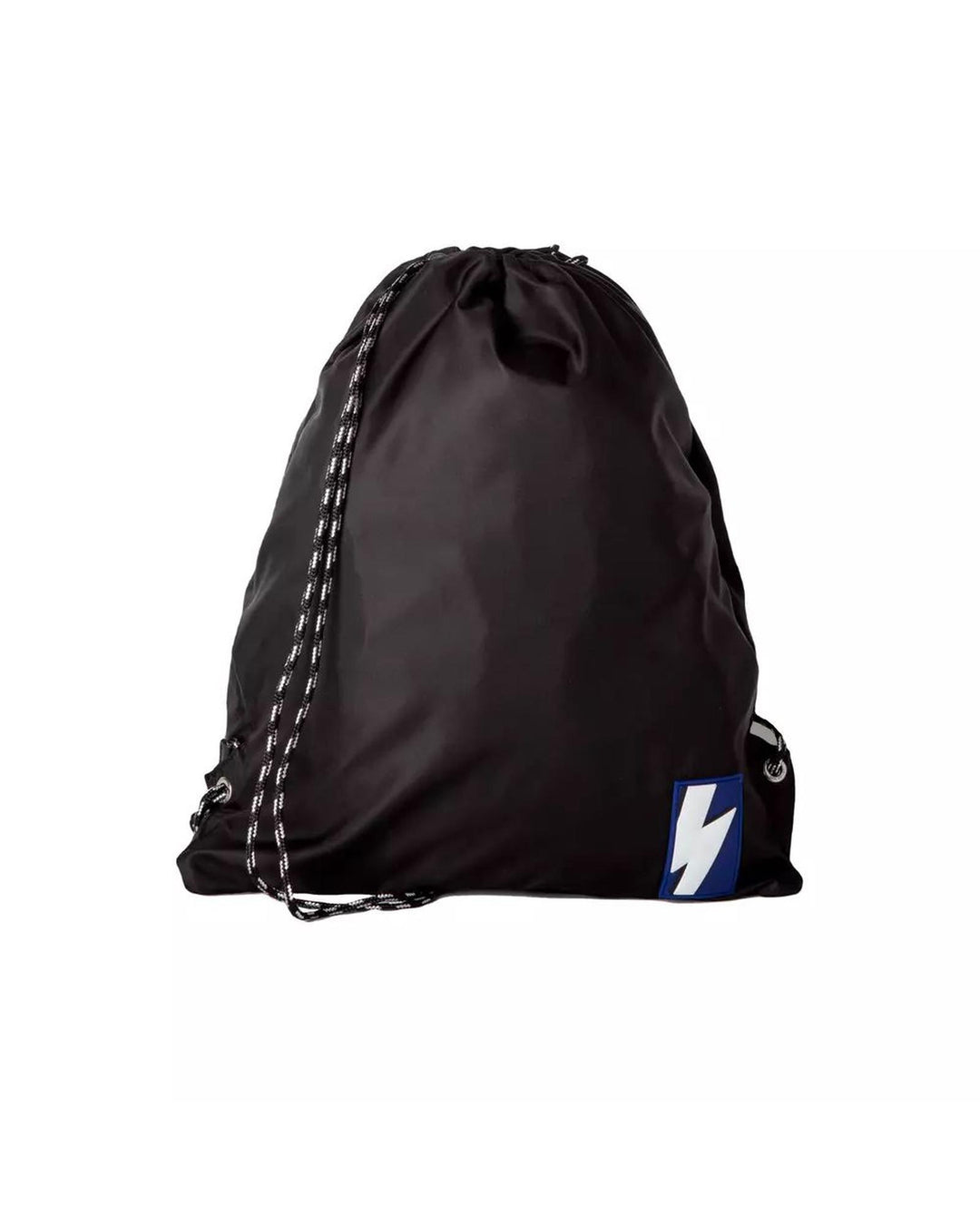 Neil Barrett Men's Sleek Black Nylon Drawstring Backpack - One Size