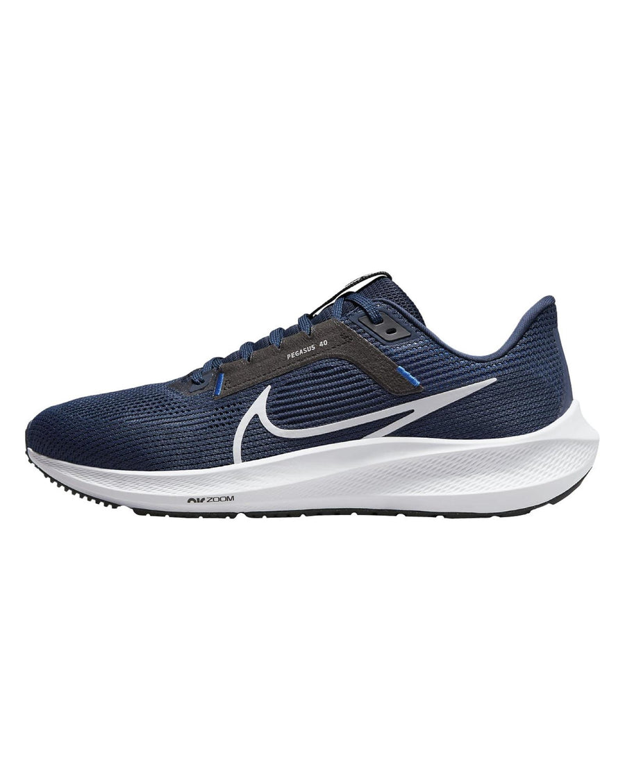 Nike Responsive Road Running Shoes with Cushioning Technology in Midnight Navy Black Racer Blue Pure Platinum - 13 US