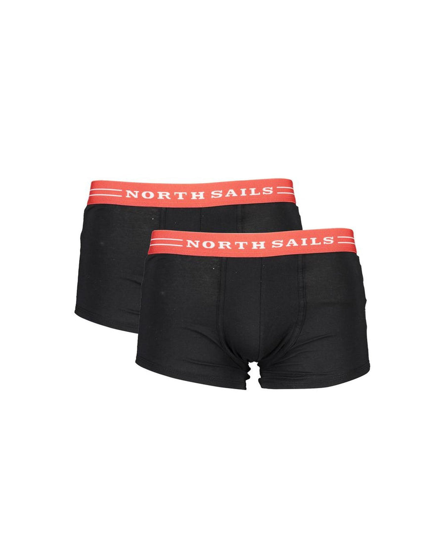 North Sails Men's Black Cotton Underwear - S