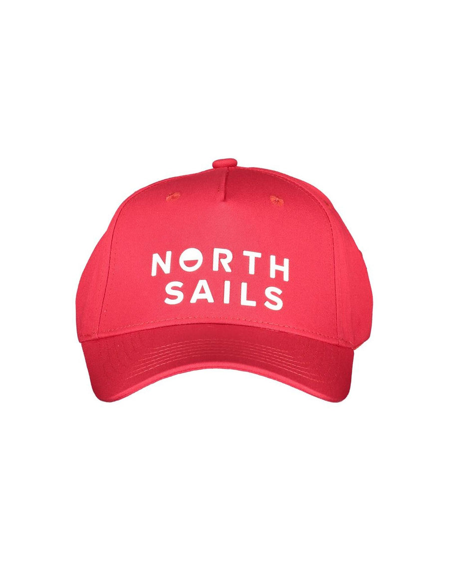North Sails Men's Red Cotton Hats & Cap - One Size