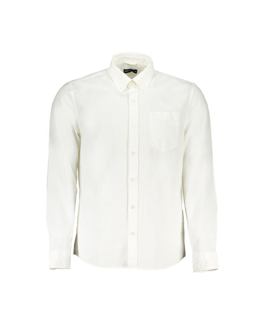 North Sails Men's White Cotton Shirt - L