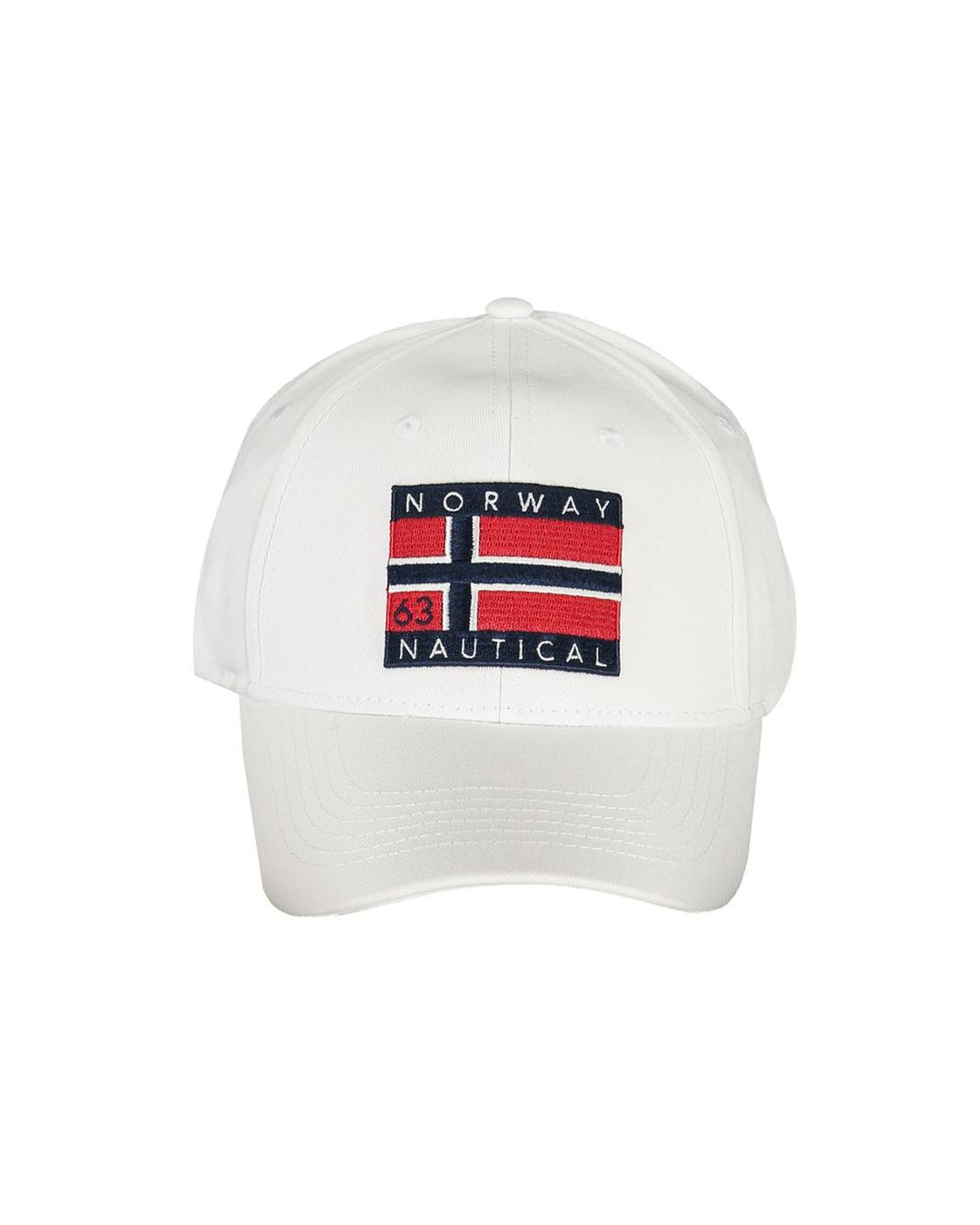 Norway 1963 Men's White Cotton Hats & Cap - One Size