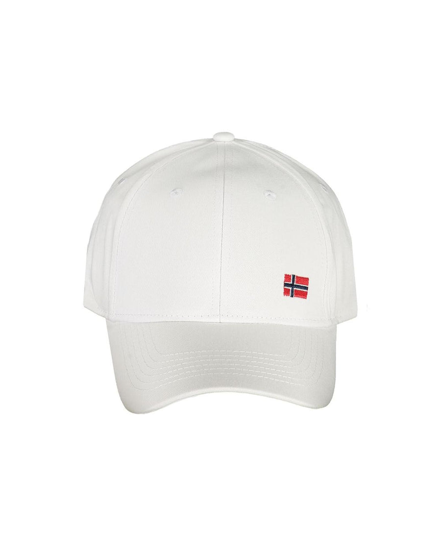 Norway 1963 Men's White Cotton Hats & Cap - One Size