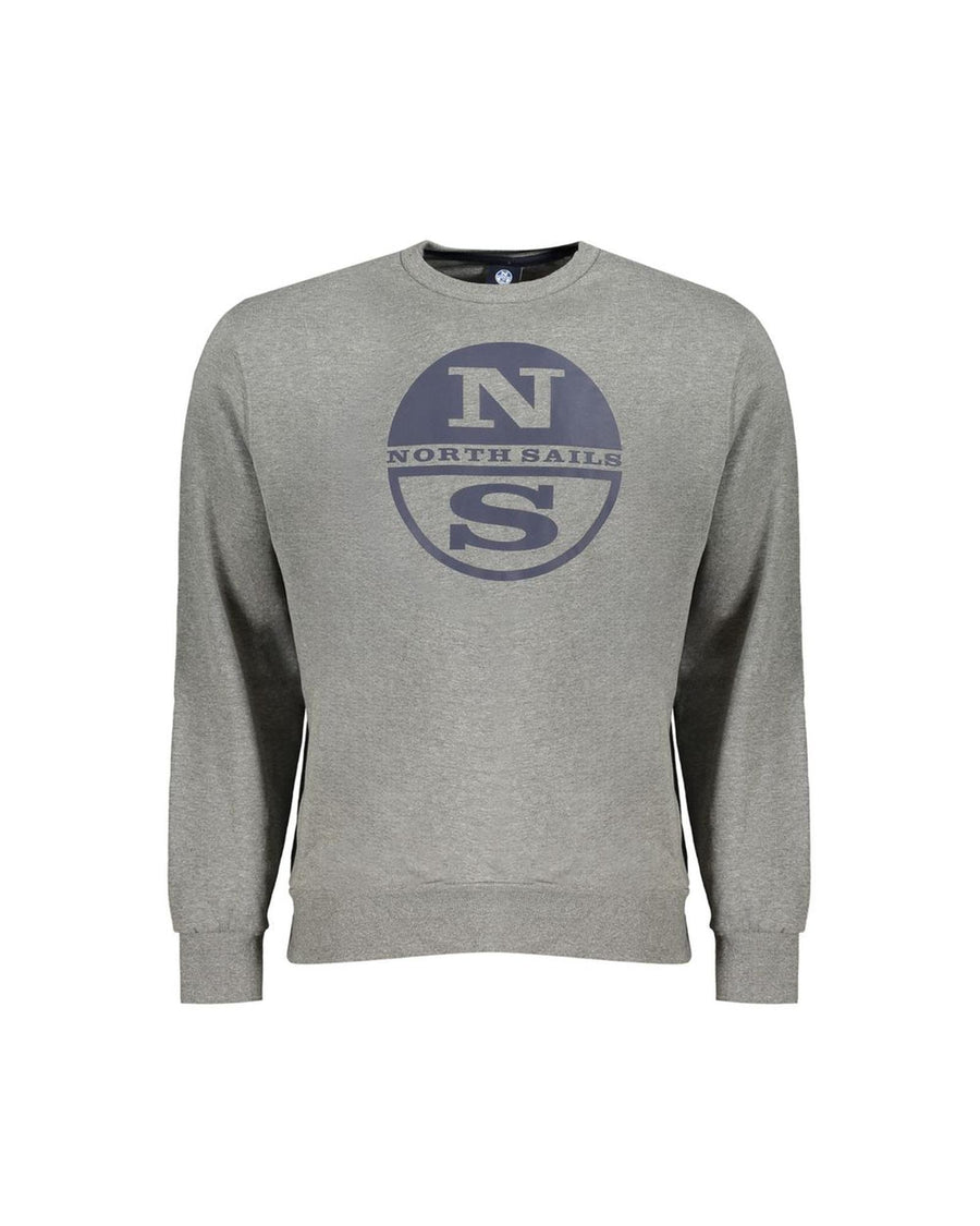 North Sails Men's Gray Cotton Sweater - 2XL
