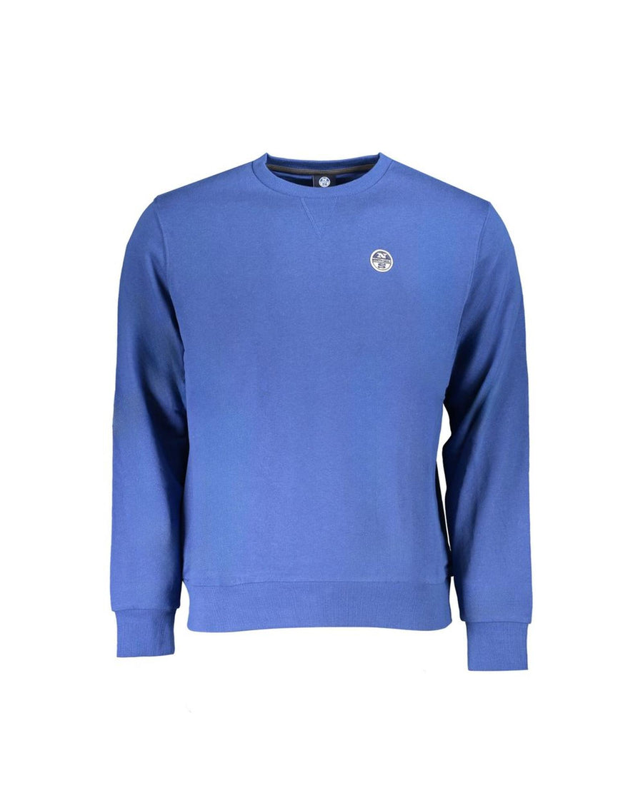 North Sails Men's Blue Cotton Sweater - S
