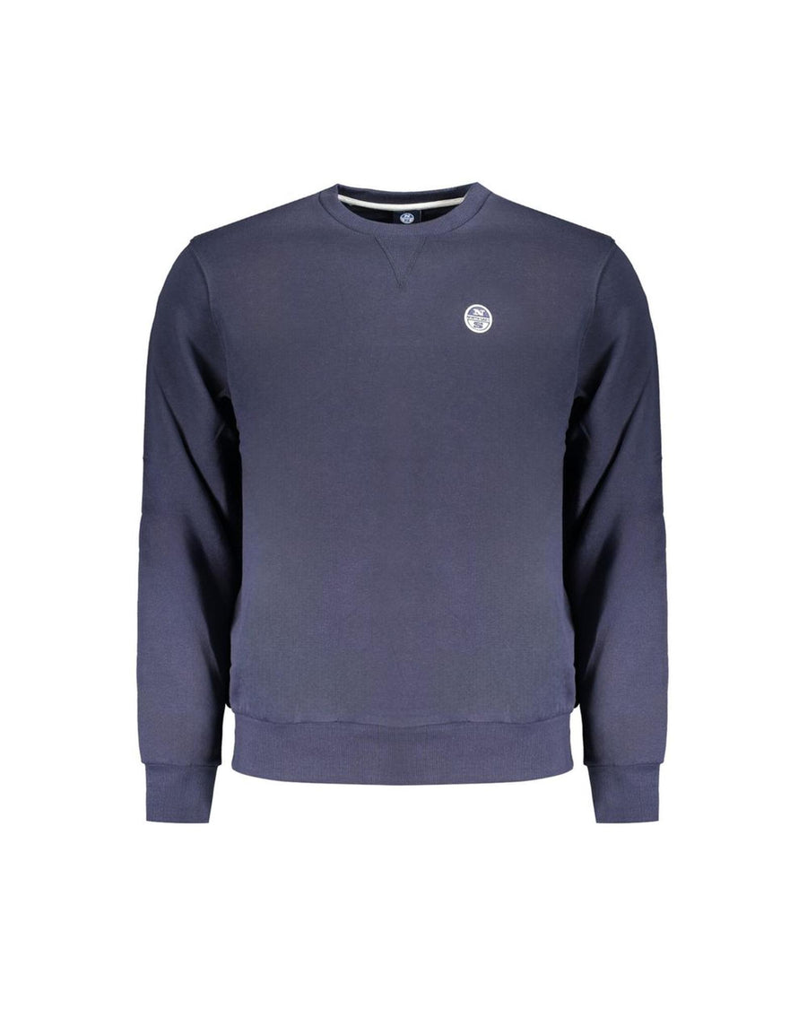 North Sails Men's Blue Cotton Sweater - S