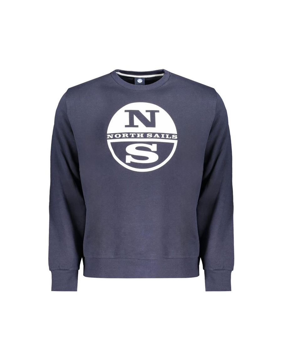 North Sails Men's Blue Cotton Sweater - L