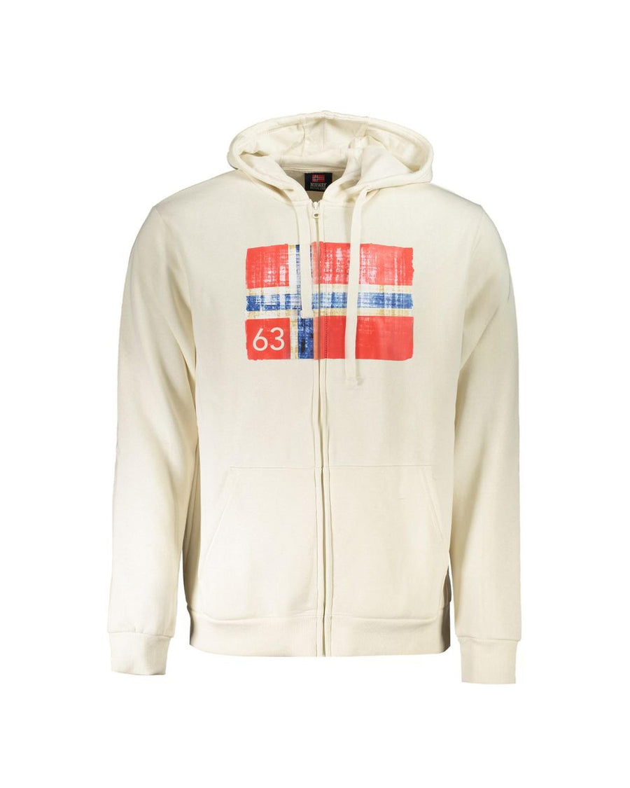 Norway 1963 Men's White Cotton  Sweater - XL