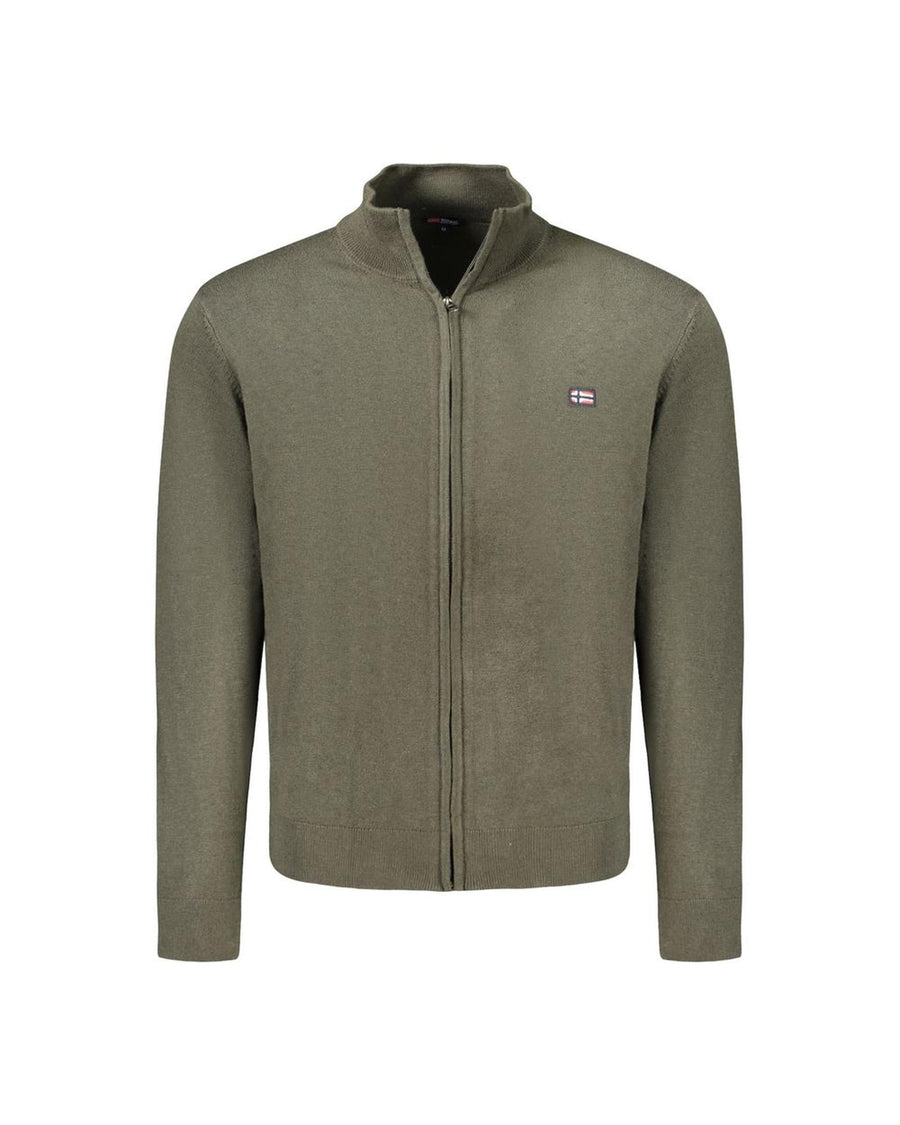 Norway 1963 Men's Green Polyester Sweater - 2XL