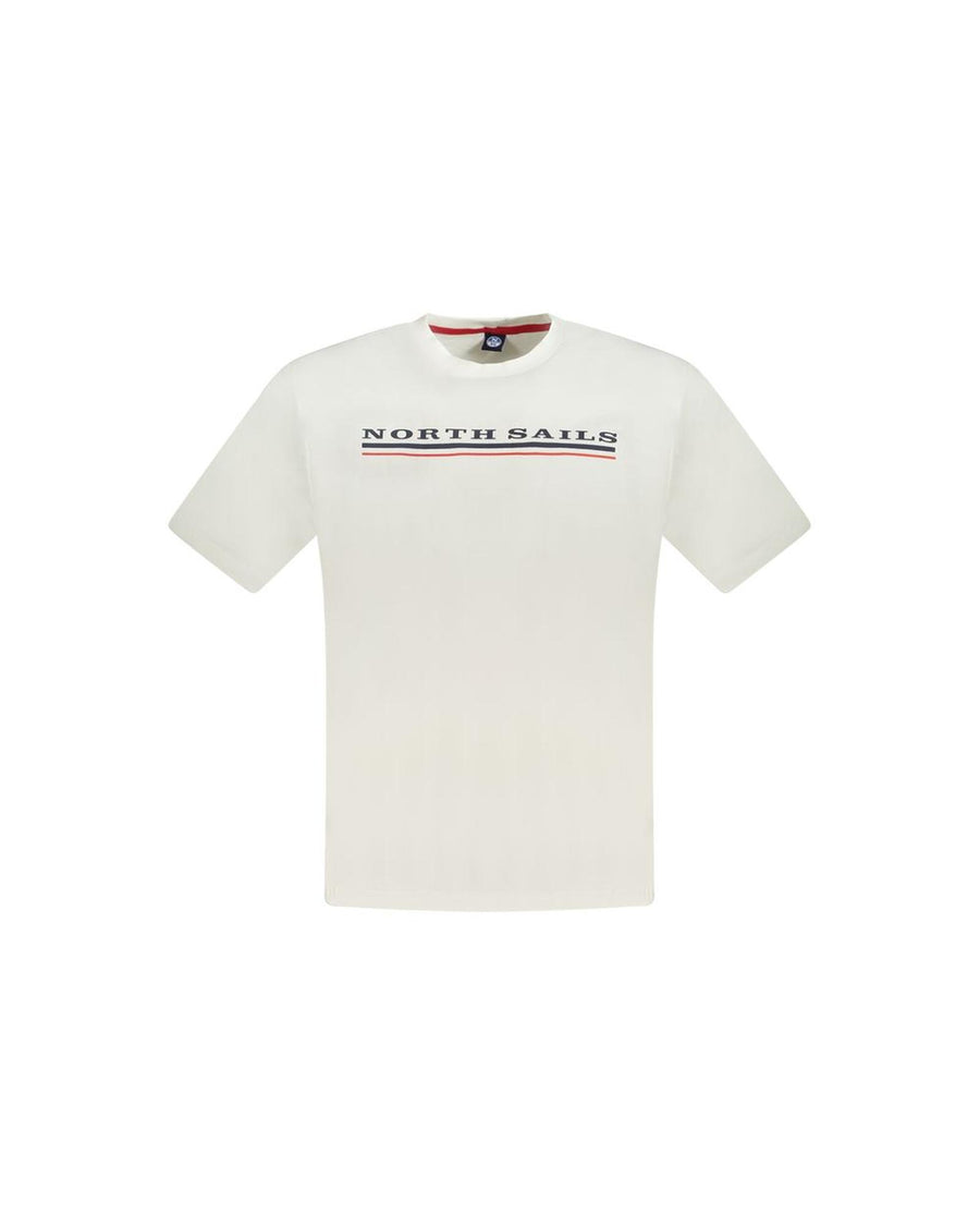 North Sails Men's White Cotton T-Shirt - S