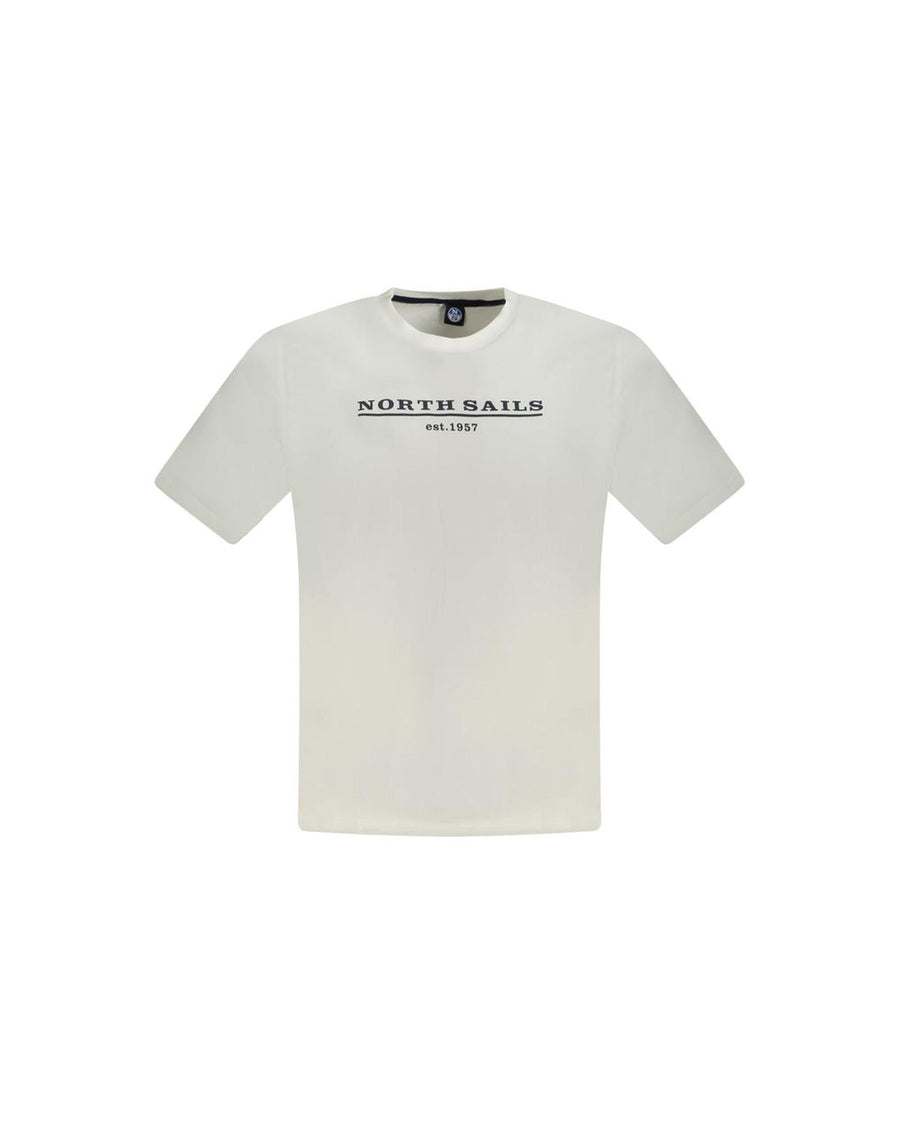 North Sails Men's White Cotton T-Shirt - 2XL