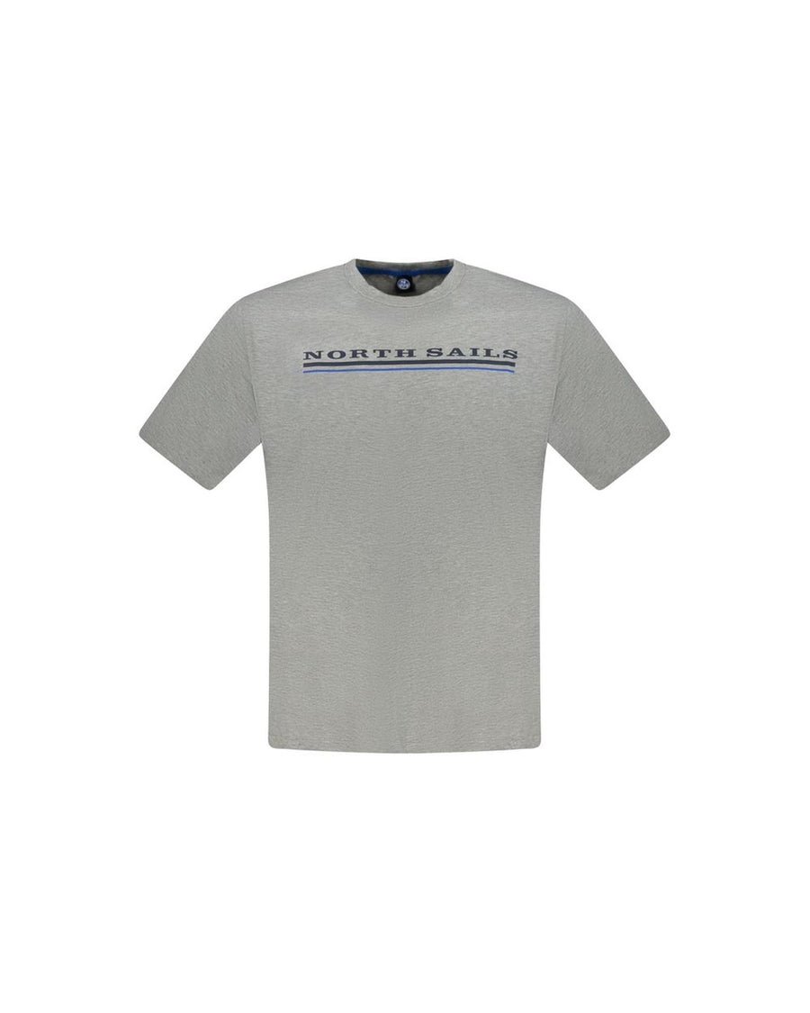 North Sails Men's Gray Cotton T-Shirt - 3XL