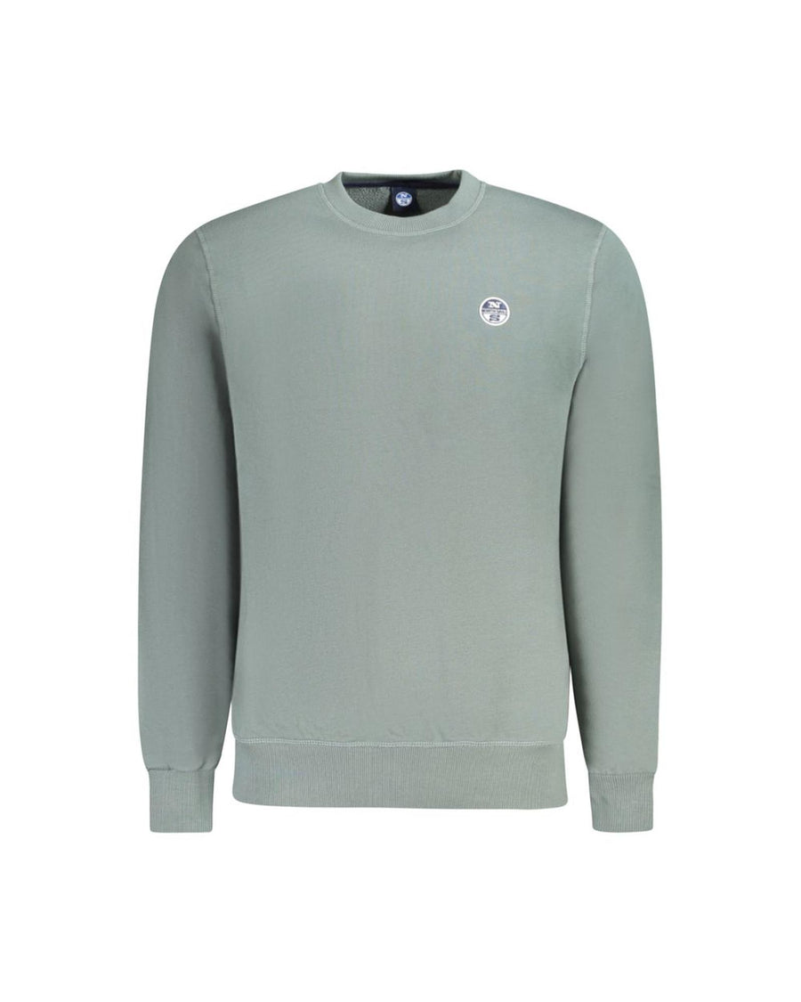 North Sails Men's Green Cotton Sweater - S