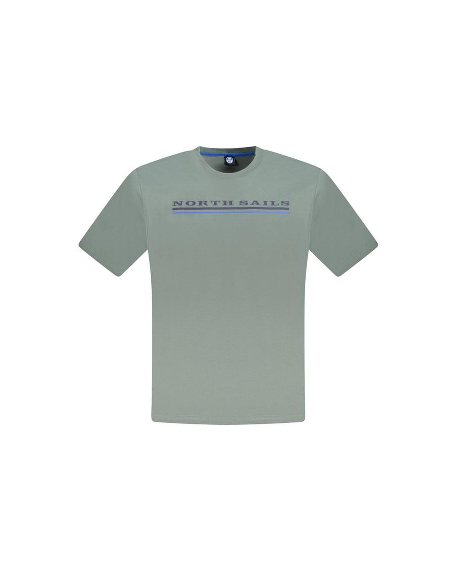 North Sails Men's Green Cotton T-Shirt - S