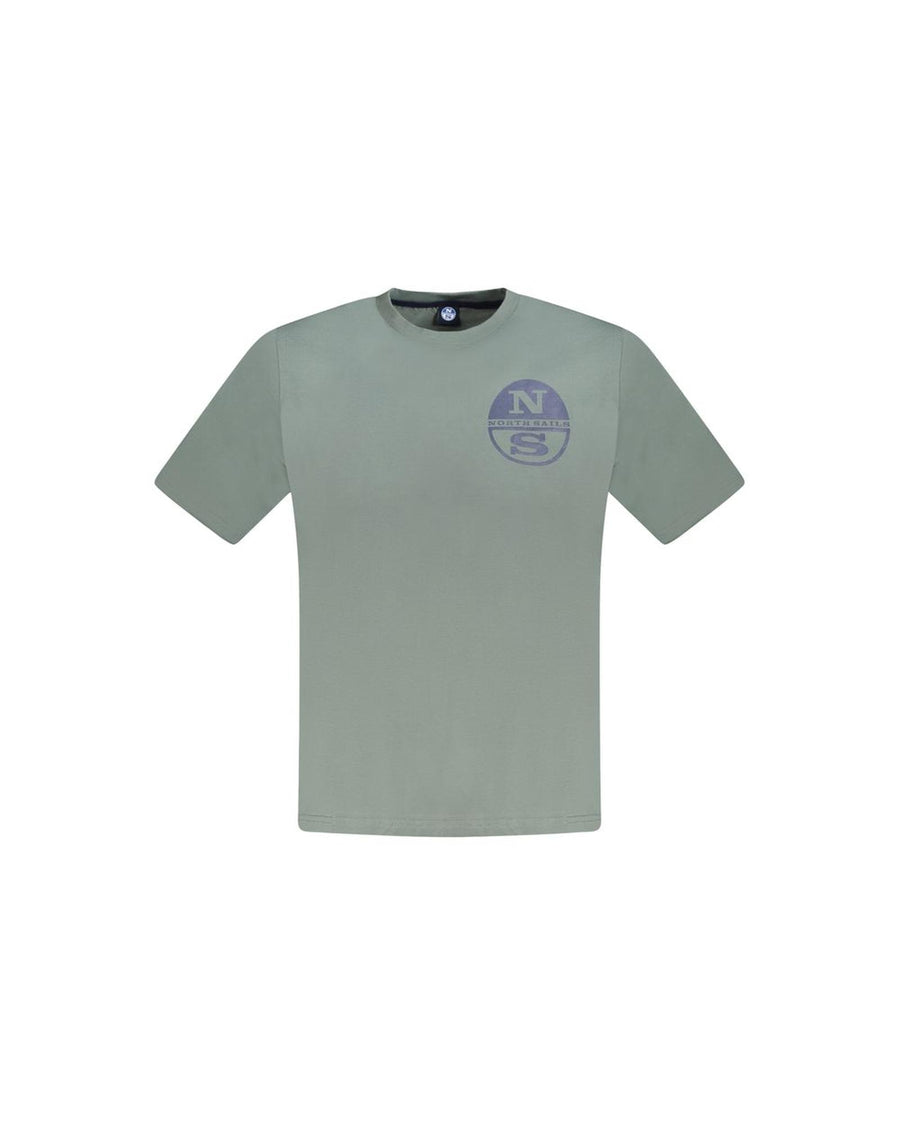 North Sails Men's Green Cotton T-Shirt - S