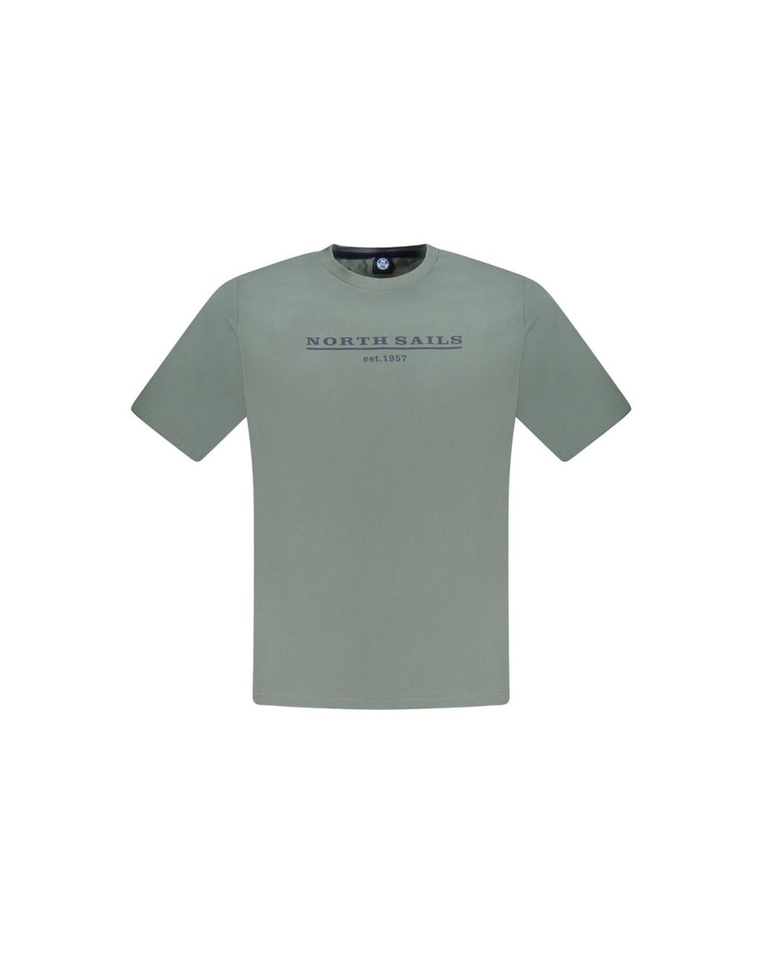 North Sails Men's Green Cotton T-Shirt - S