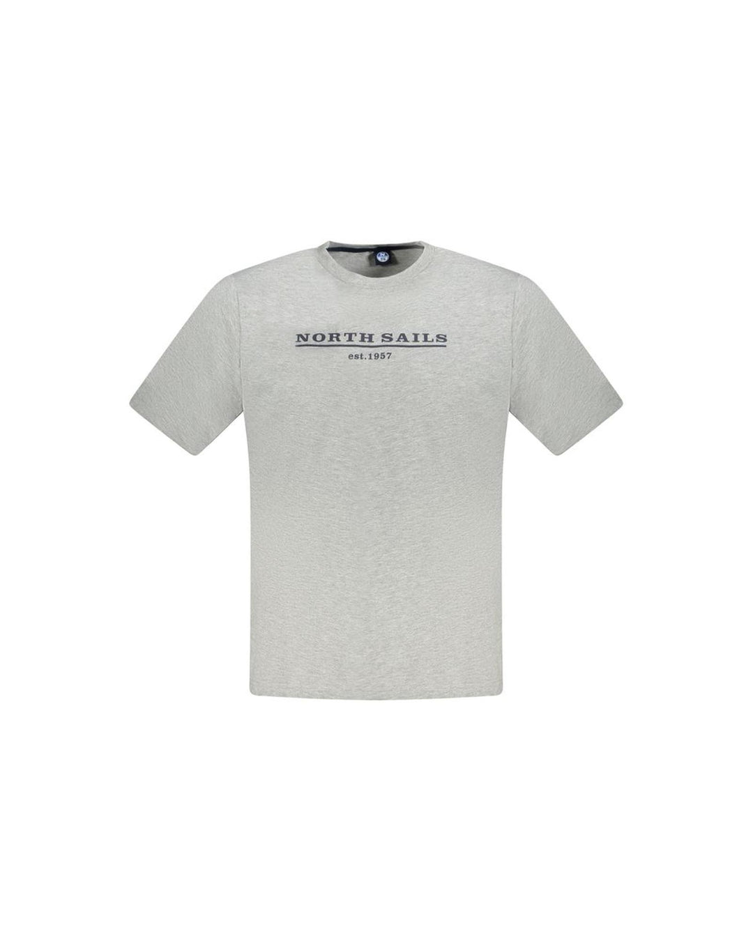 North Sails Men's Gray Cotton  T-Shirt - XL