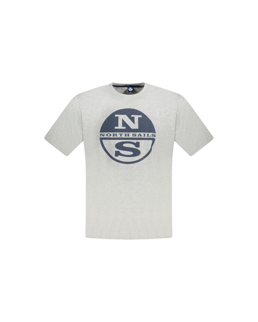 North Sails Men's Gray Cotton T-Shirt - S