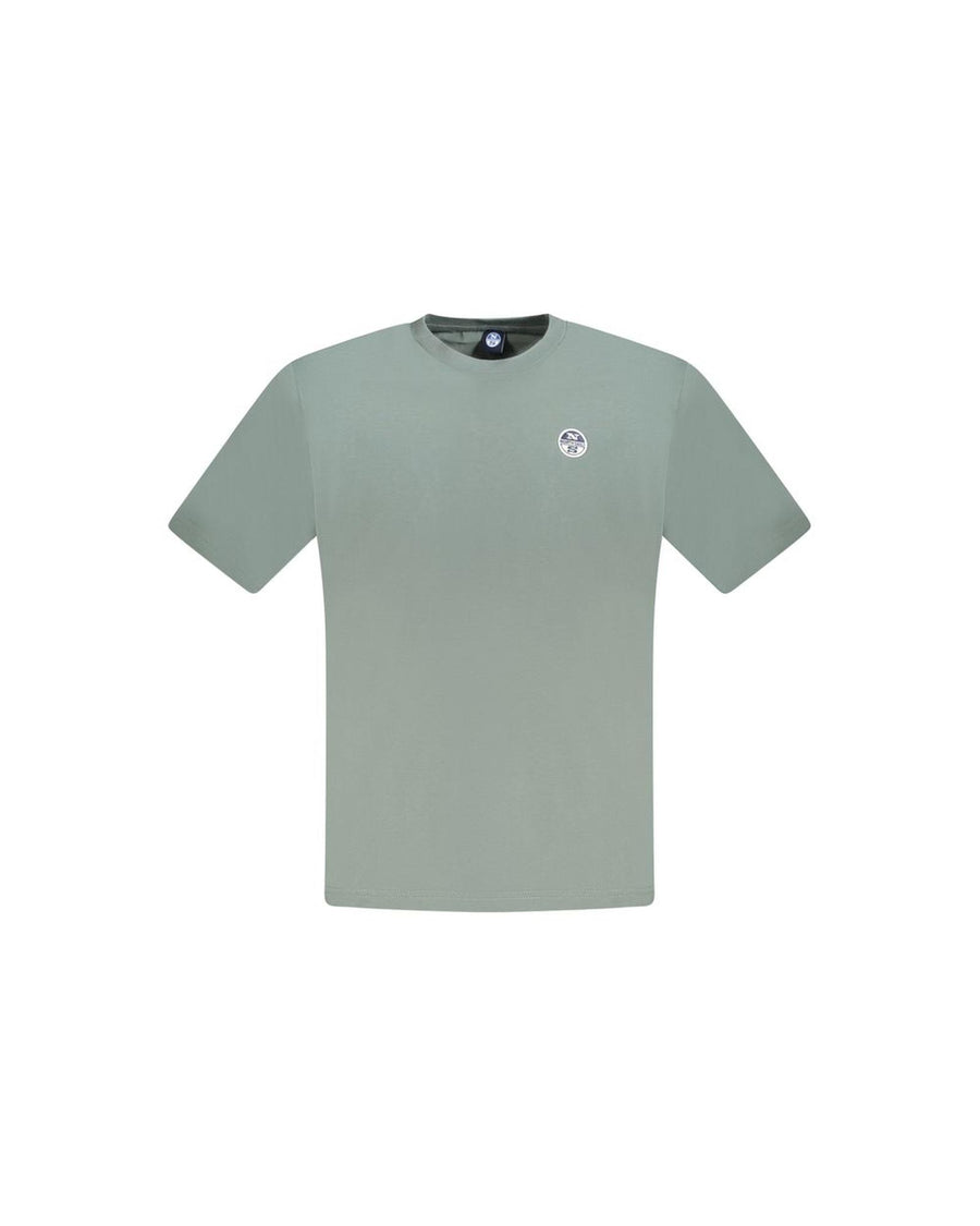 North Sails Men's Green Cotton T-Shirt - S
