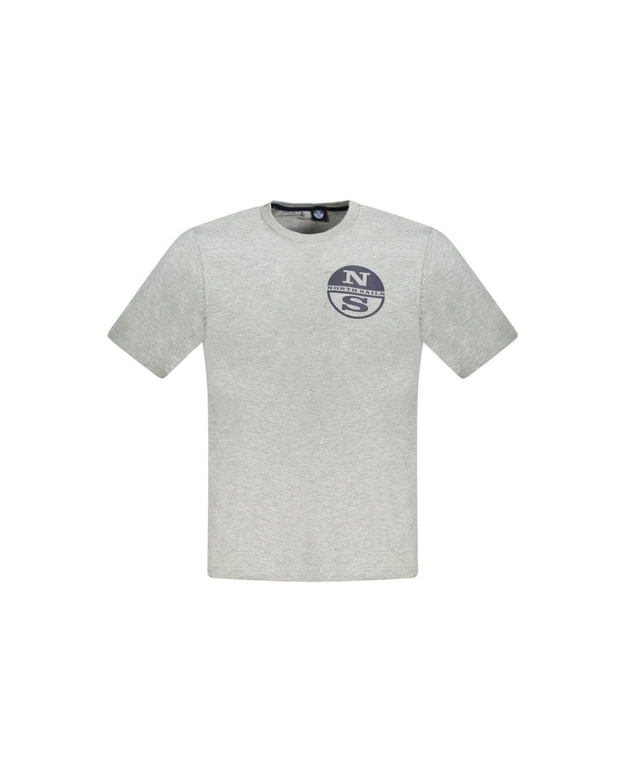 North Sails Men's Gray Cotton T-Shirt - 3XL