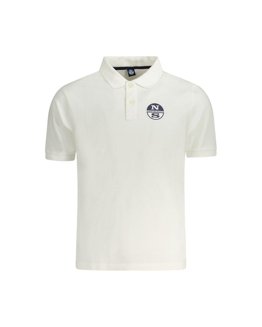 North Sails Men's White Cotton Polo Shirt - XL