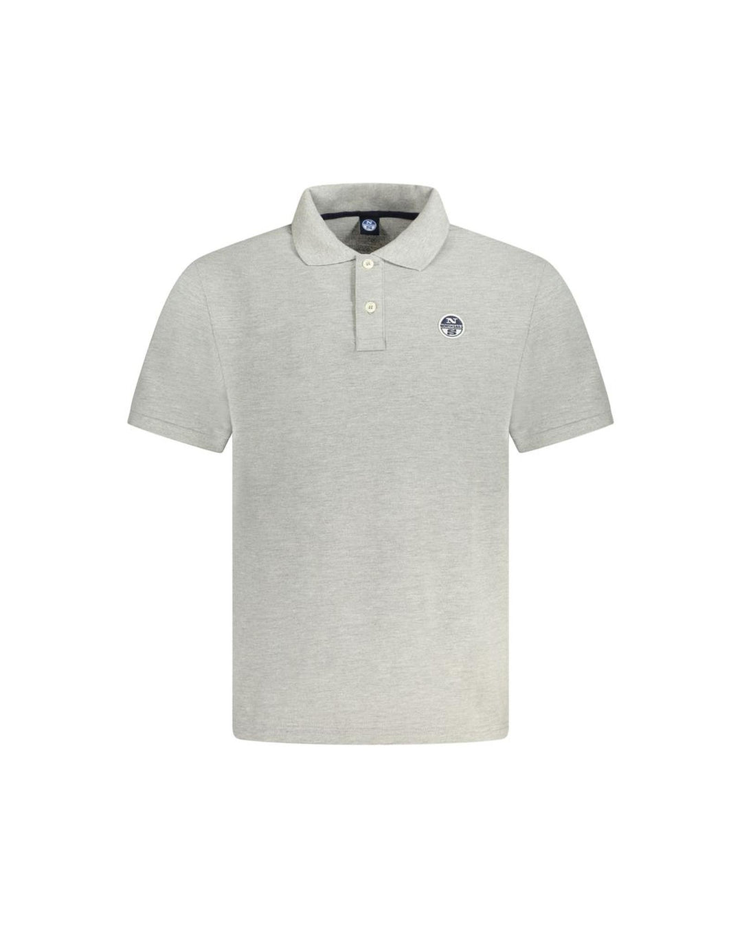 North Sails Men's Gray Cotton Polo Shirt - XL