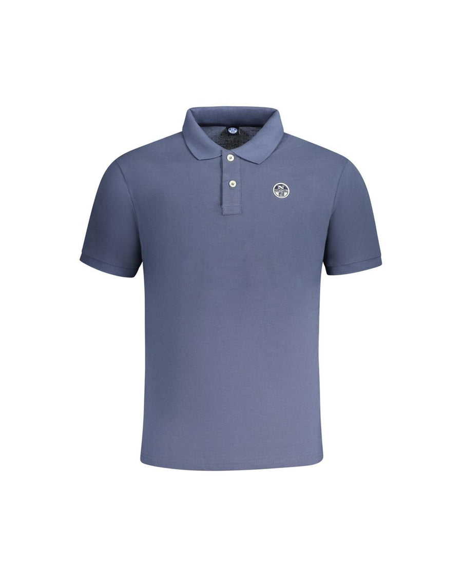 North Sails Men's Blue Cotton Polo Shirt - S