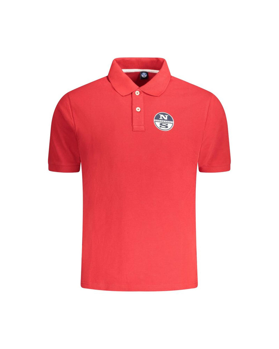 North Sails Men's Red Cotton Polo Shirt - 2XL