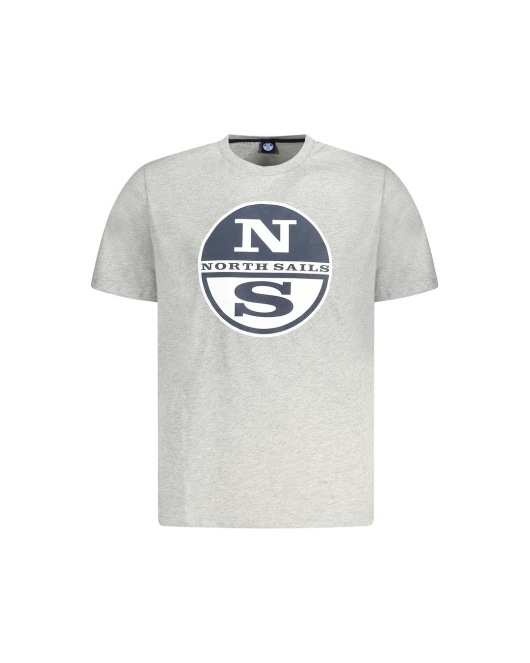 North Sails Men's Gray Cotton  T-Shirt - 3XL