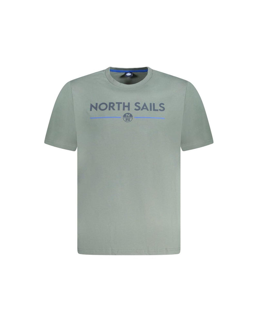 North Sails Men's Green Cotton T-Shirt - 2XL