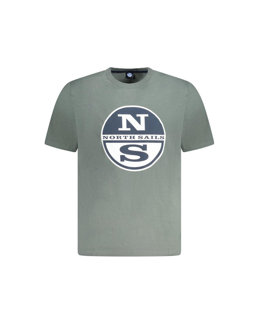 North Sails Men's Green Cotton T-Shirt - XL