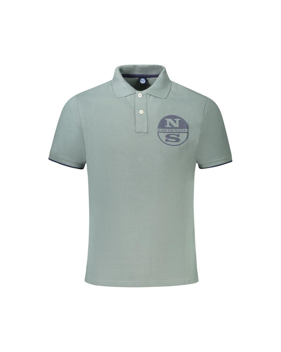 North Sails Men's Green Cotton Polo Shirt - 3XL