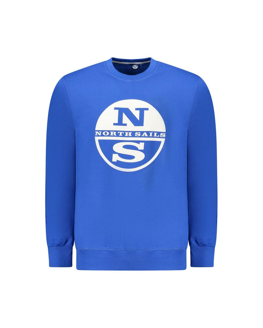 North Sails Men's Blue Cotton Sweater - S