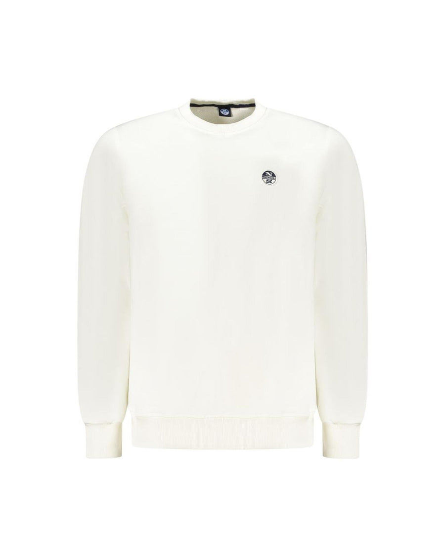 North Sails Men's White Cotton Sweater - L