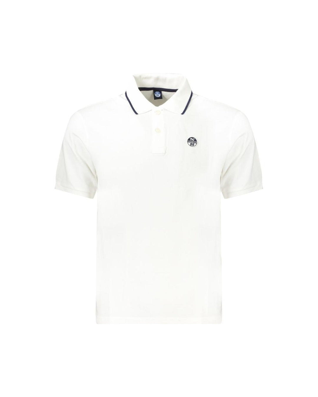 North Sails Men's White Cotton Polo Shirt - 2XL