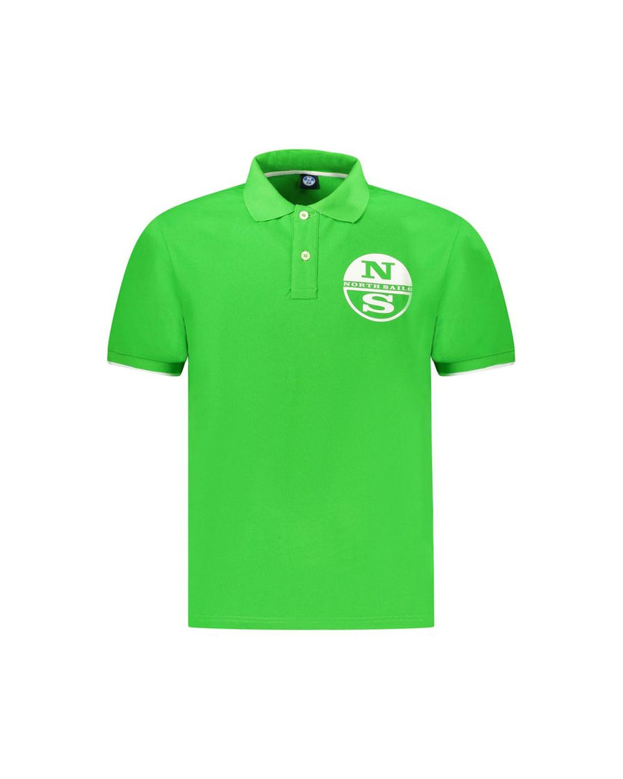 North Sails Men's Green Cotton Polo Shirt - 2XL