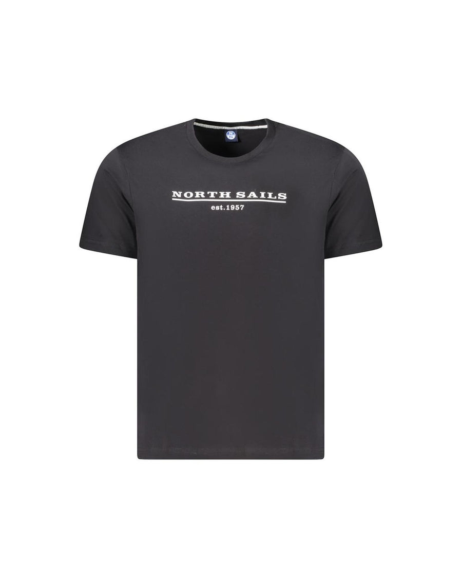 North Sails Men's Black Cotton T-Shirt - S