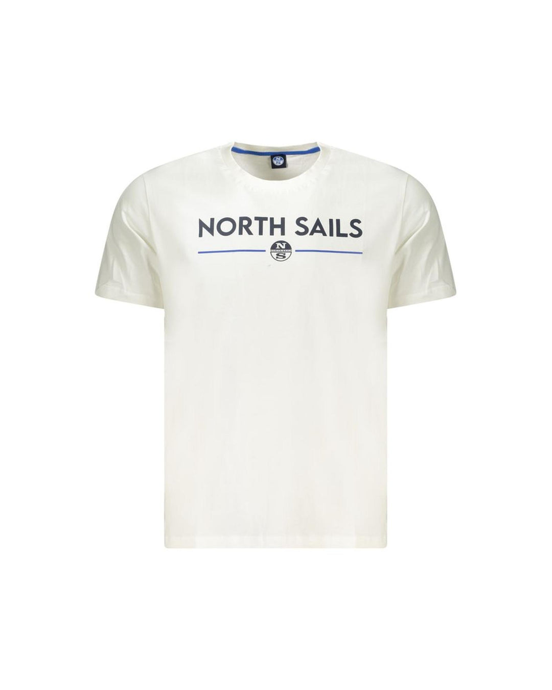 North Sails Men's White Cotton T-Shirt - L