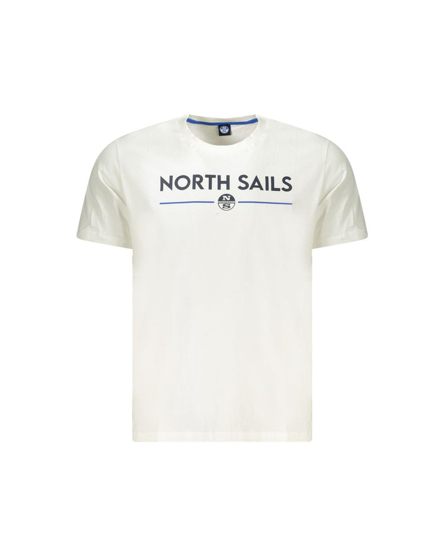 North Sails Men's White Cotton T-Shirt - S
