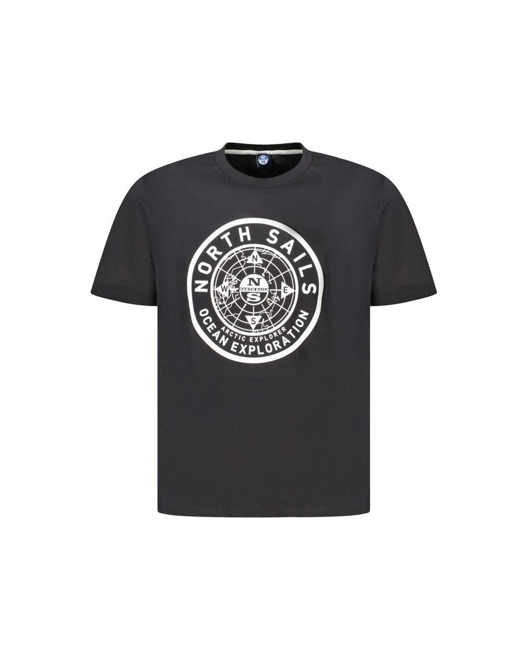 North Sails Men's Black Cotton T-Shirt - 3XL