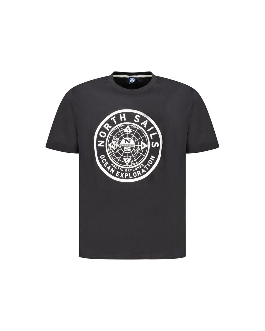 North Sails Men's Black Cotton T-Shirt - XL