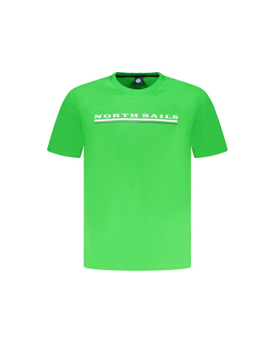 North Sails Men's Green Cotton T-Shirt - L