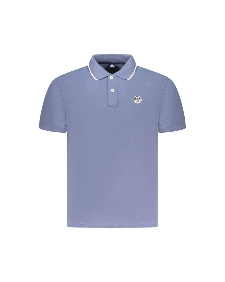 North Sails Men's Blue Cotton Polo Shirt - L