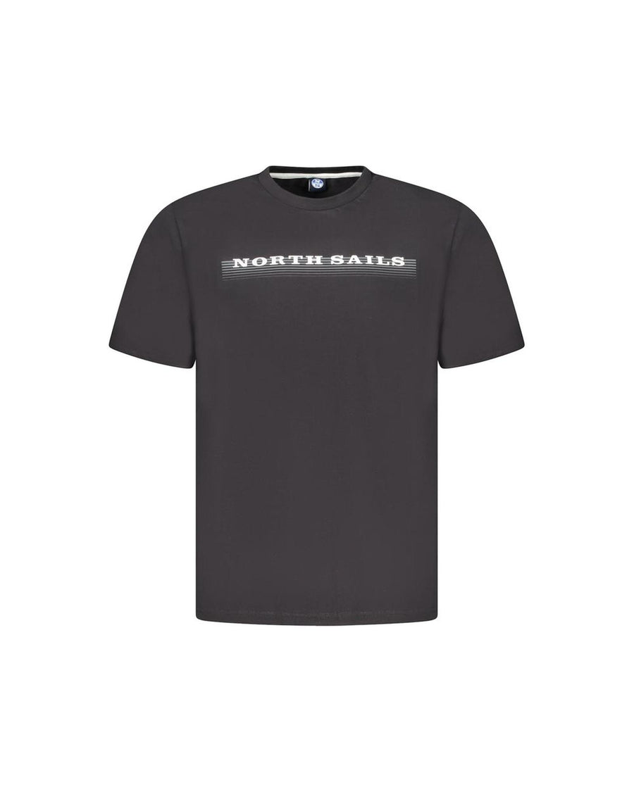 North Sails Men's Black Cotton T-Shirt - M