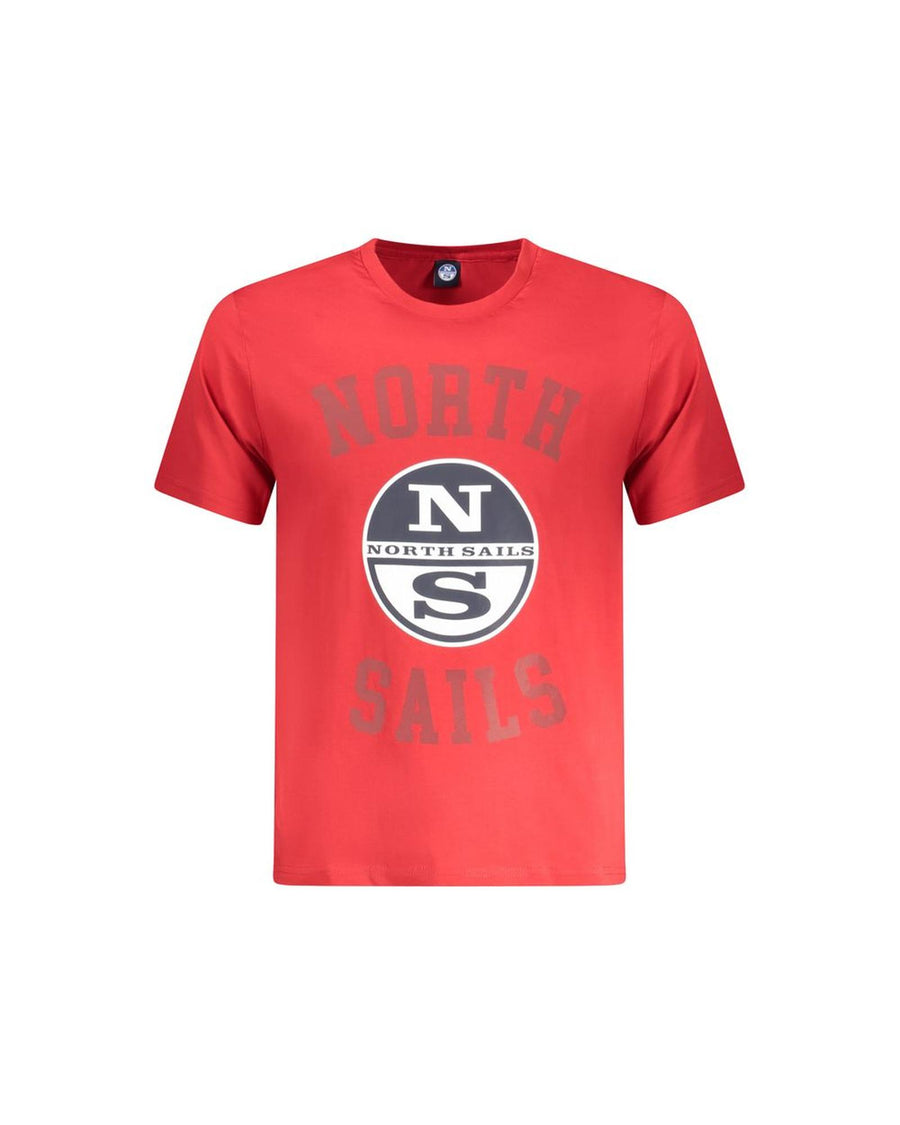 North Sails Men's Red Cotton T-Shirt - XL