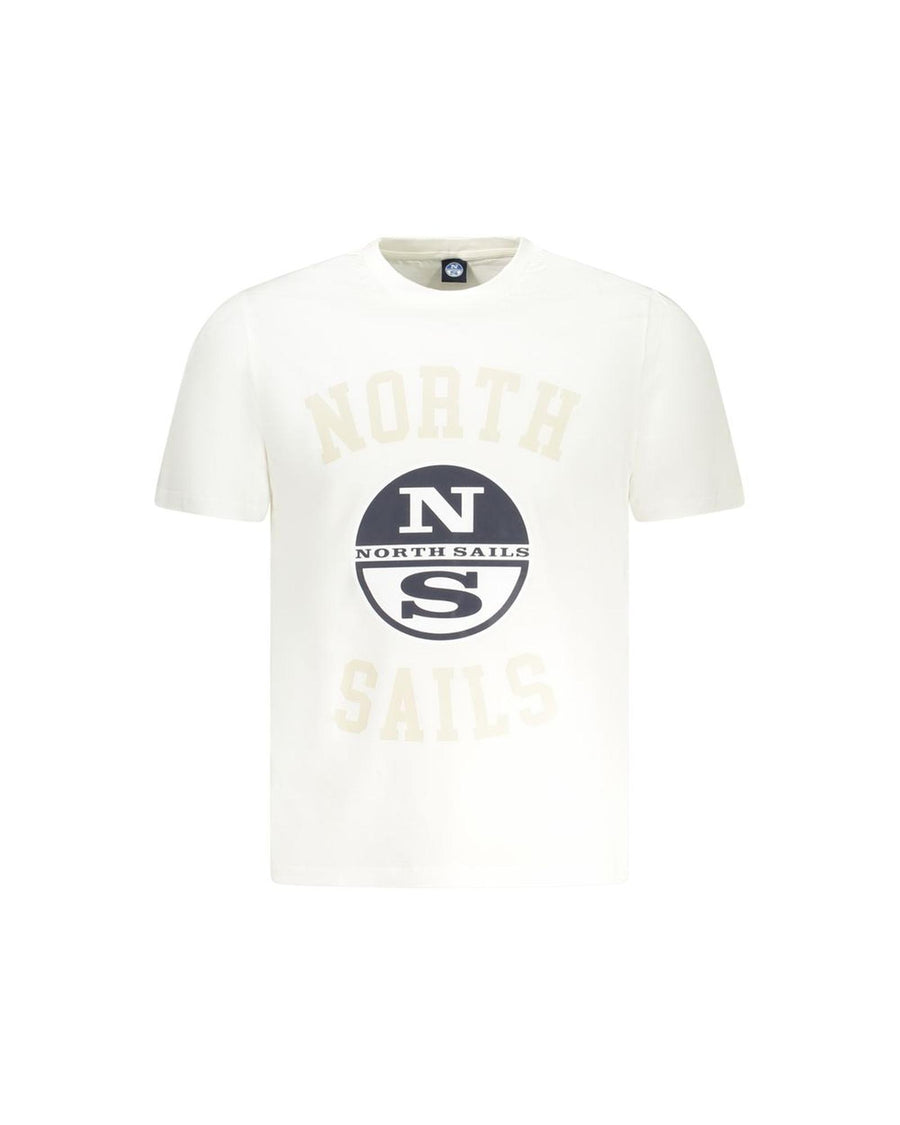 North Sails Men's White Cotton T-Shirt - M